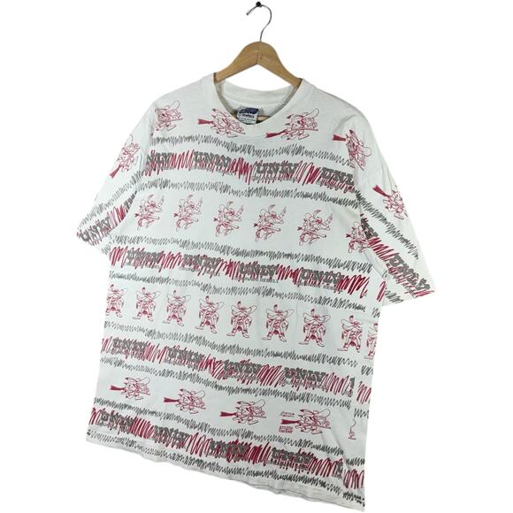 Vintage University Of Nevada Las Vegas Runnin' Rebels AOP Tee XL - Picture 3 of 7